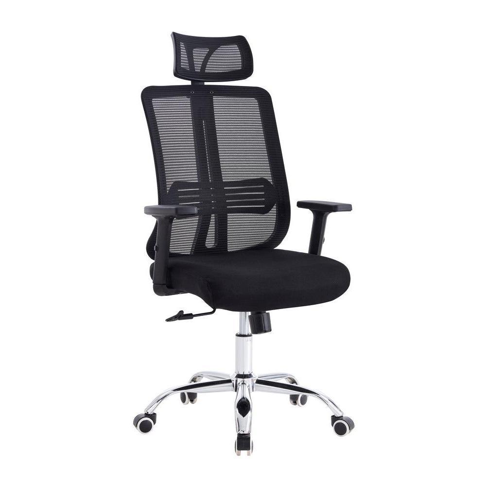 Silla Oficina X 123B, Wengue, Con Cómodo Espaldar Y Rodachines