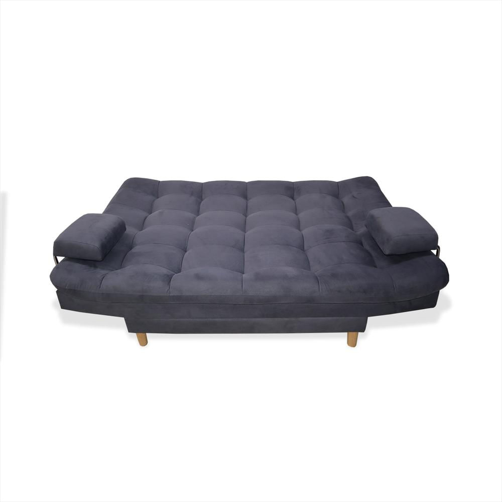 Sofa Cama Hauser Con Brazos Gris + Cojines img #3