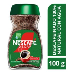 Café Descafeinado NESCAFE DECAF instantáneo (100  gr)