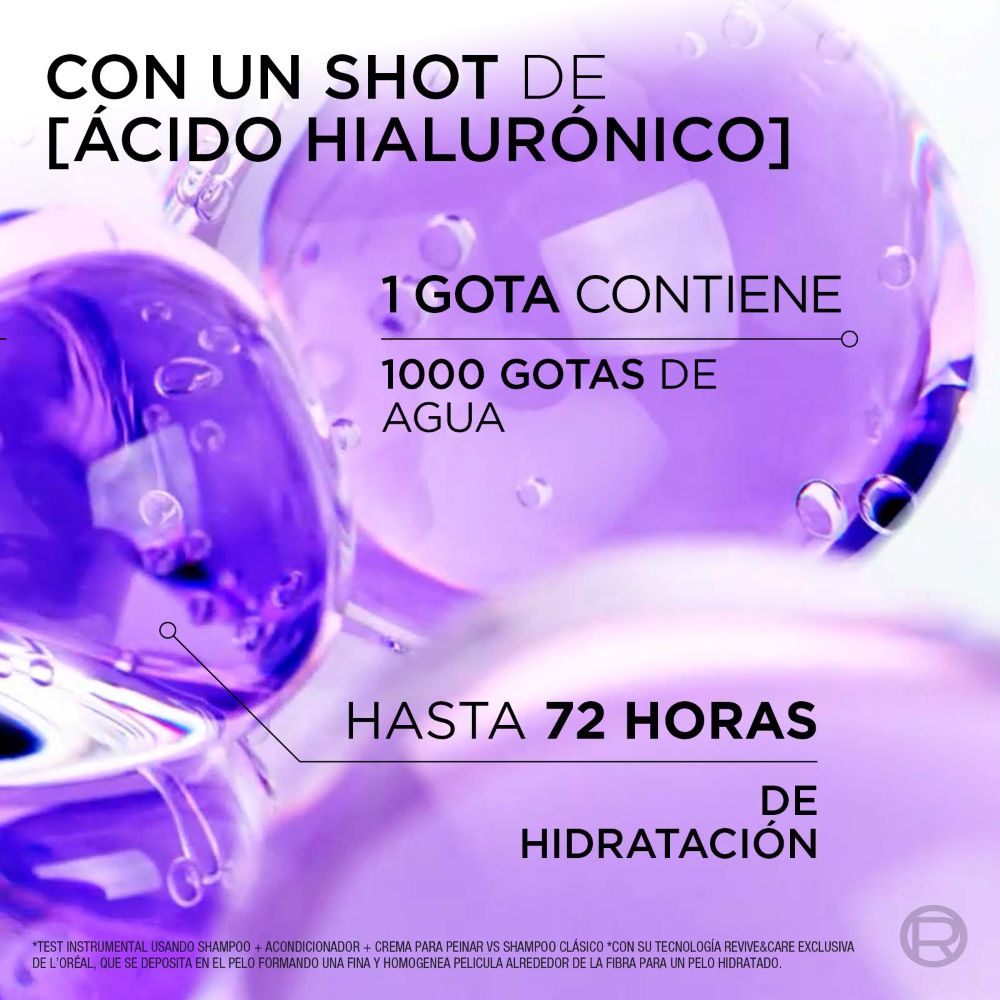 Pack Elvive Hialurónico Shampoo 370ml + Acondicionador 370 ml+ Mascarilla 300g img #5