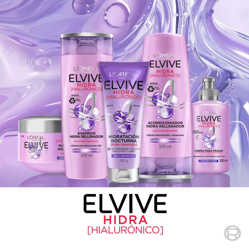 Pack Elvive Hialurónico Shampoo 370ml + Acondicionador 370 ml+ Mascarilla 300g img #7