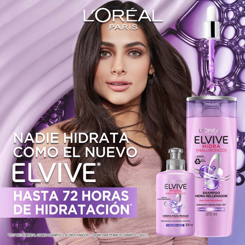Pack Elvive Hialurónico Shampoo 370ml + Acondicionador 370 ml+ Mascarilla 300g img #8