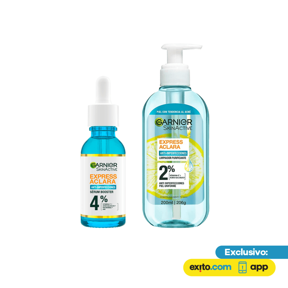 Pack Garnier Anti Imperfecciones Serum + Gel Limpiador img #1