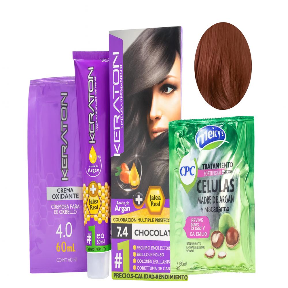 Tinte Keraton Chocolate Claro N.7.43
