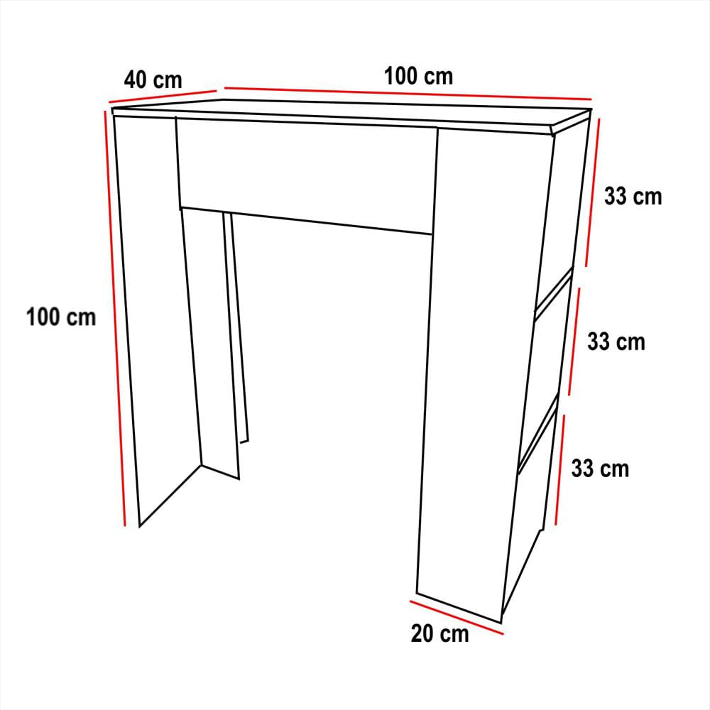 Barra De Cocina 101.5X100x40cm Madera + 2 Sillas Bar Eam Blanca img #4