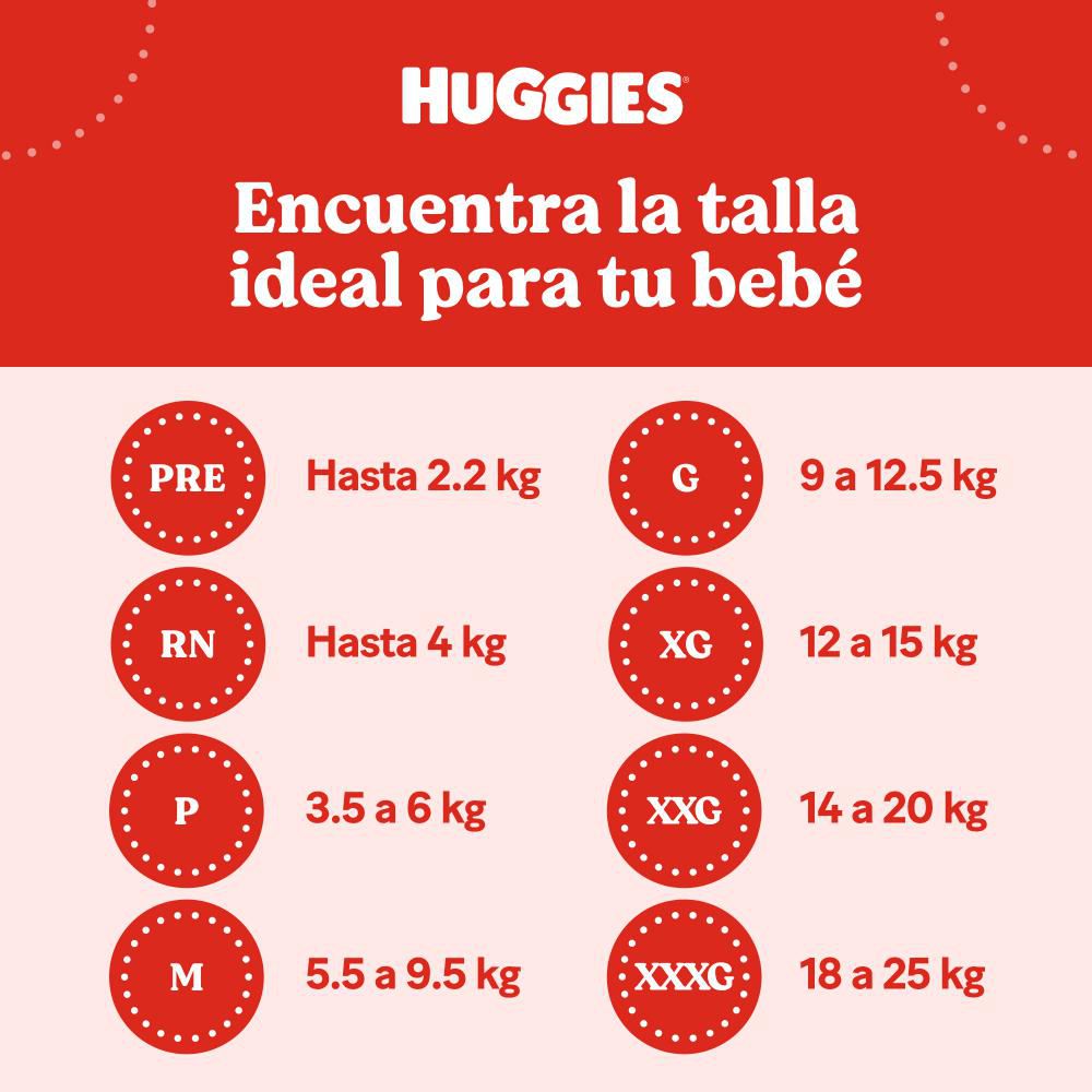 Pañales HUGGIES active sec 3G (100  und) img #2