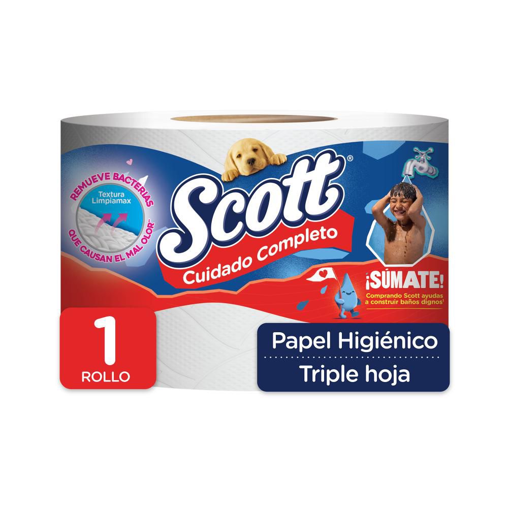 Papel higiénico SCOTT cuidado completo 1 rollo  (27.8  mts) img #1