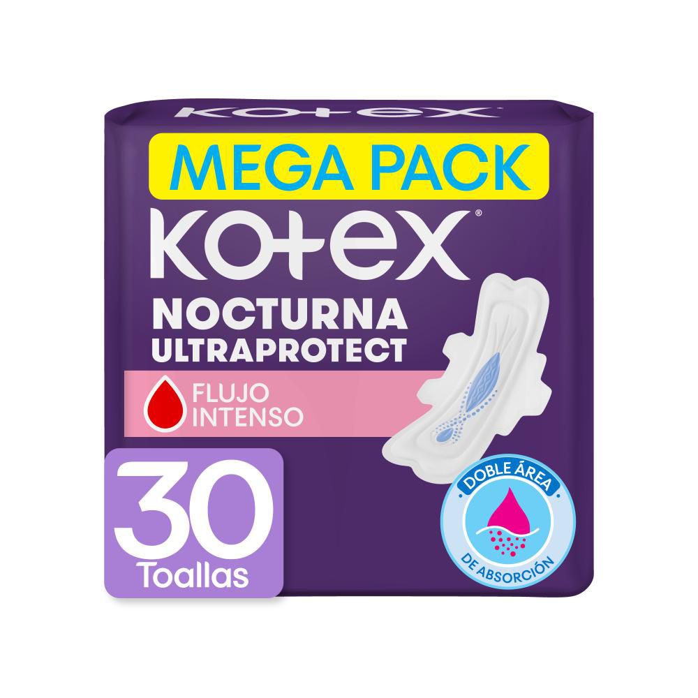 Toallas higiénicas KOTEX nocturna (30  und) img #1