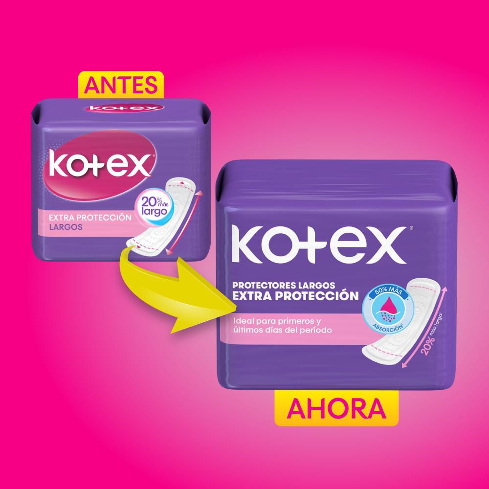 Protectores KOTEX largos (120  und) img #2