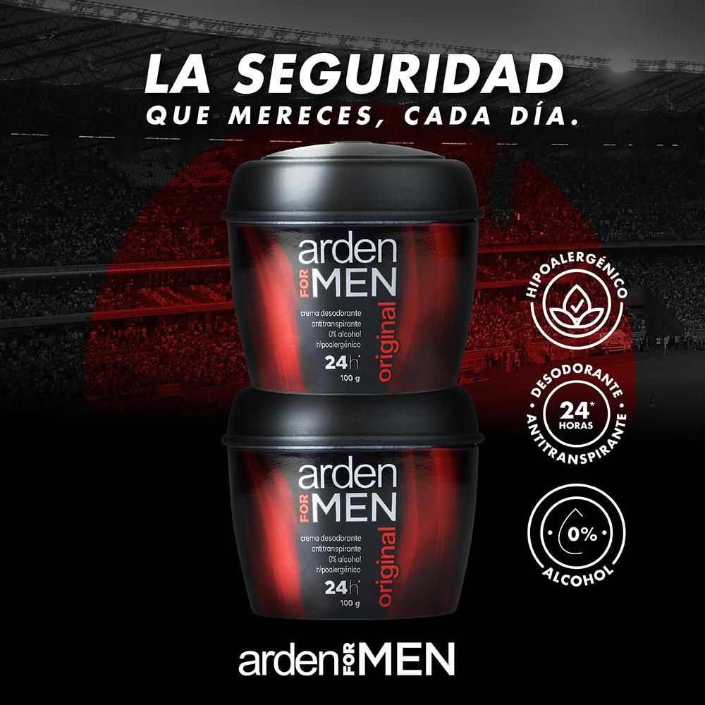 Desodorante ARDEN FOR MEN original x2und (200  gr) img #3