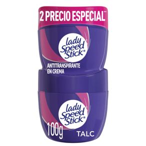 Desodorante LADY SPEED STICK Talc Cremax2und 100gr  (200  gr)