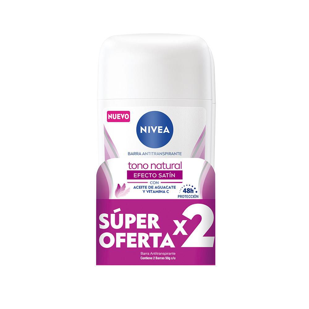 Desodorante NIVEA stick aclarado efecto satín (100  gr) img #1