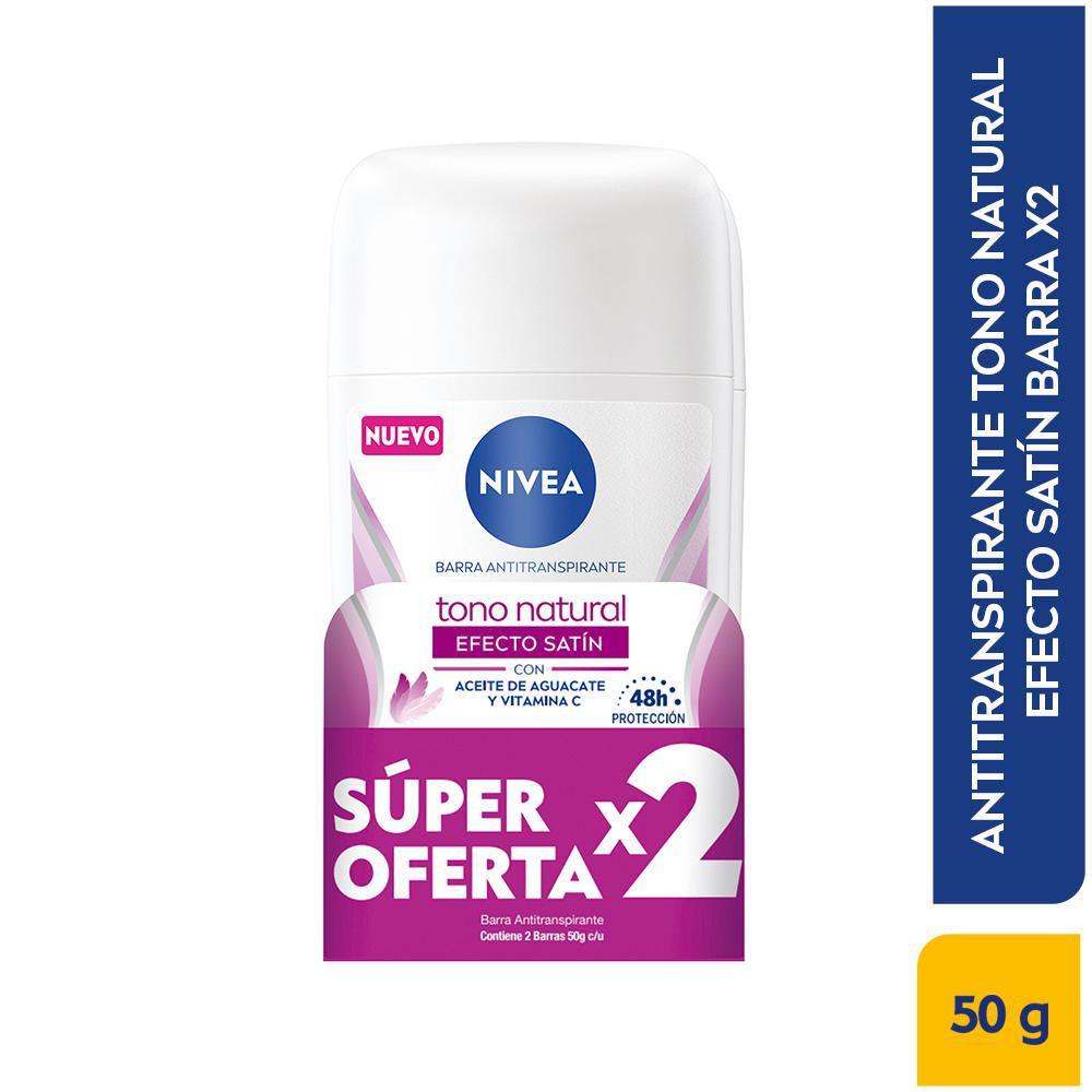 Desodorante NIVEA stick aclarado efecto satín (100  gr) img #2