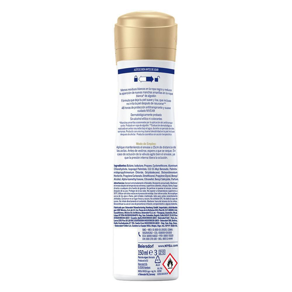 Desodorante NIVEA black & white mujer spray  (150  ml) img #7