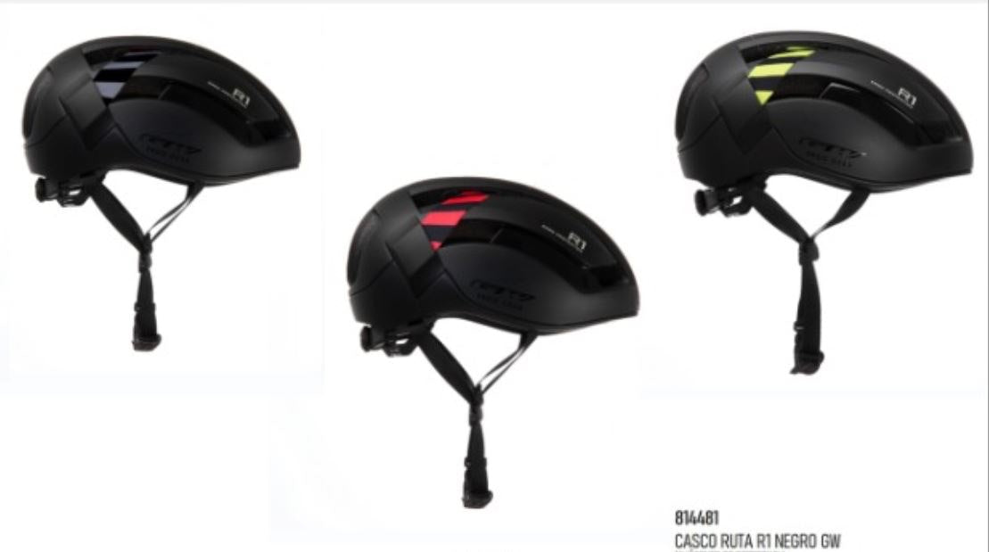 Casco de Ciclismo GW R1 Negro Verde