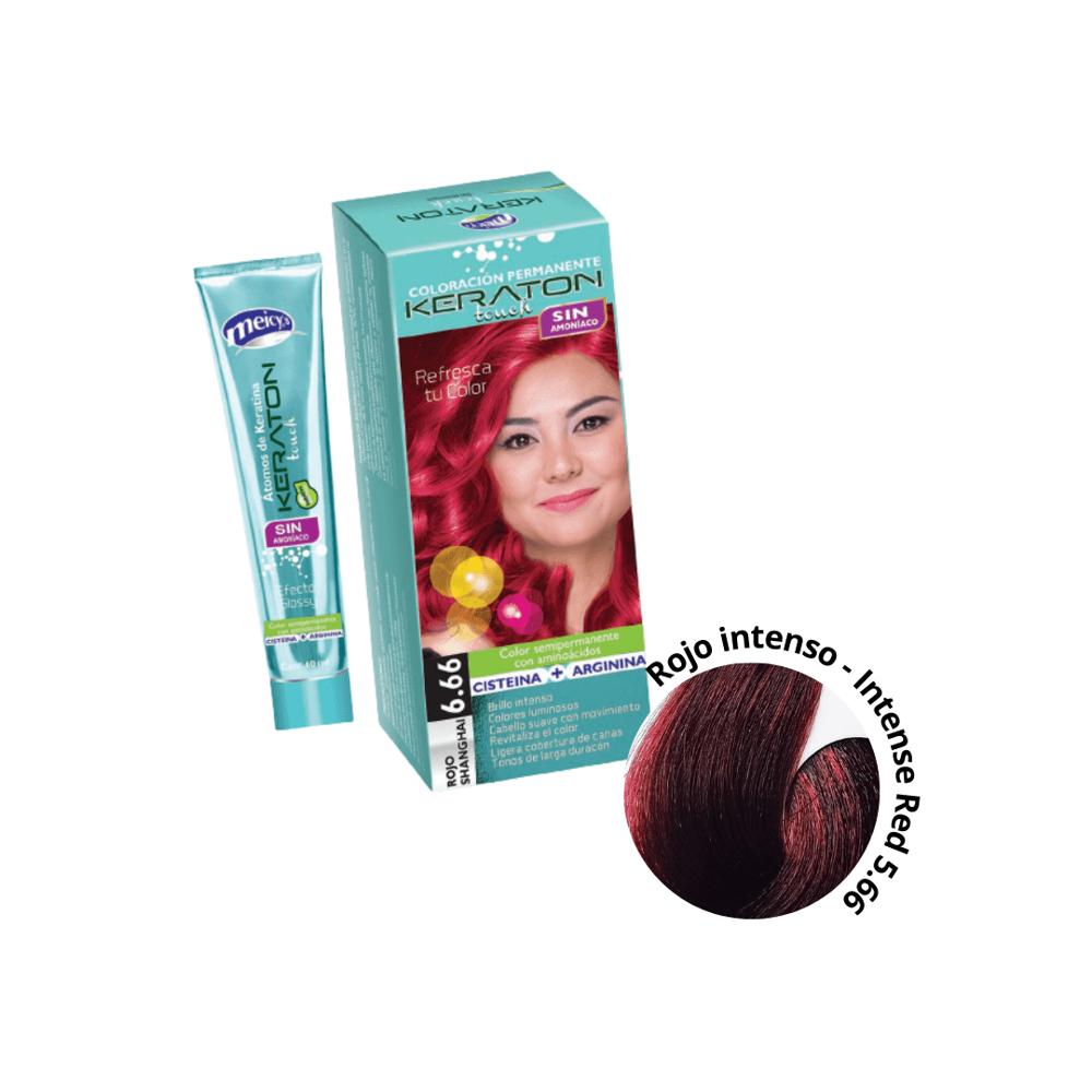 Keraton Touch Sin Amoniaco Tinte Rojo Intenso N. 5.66