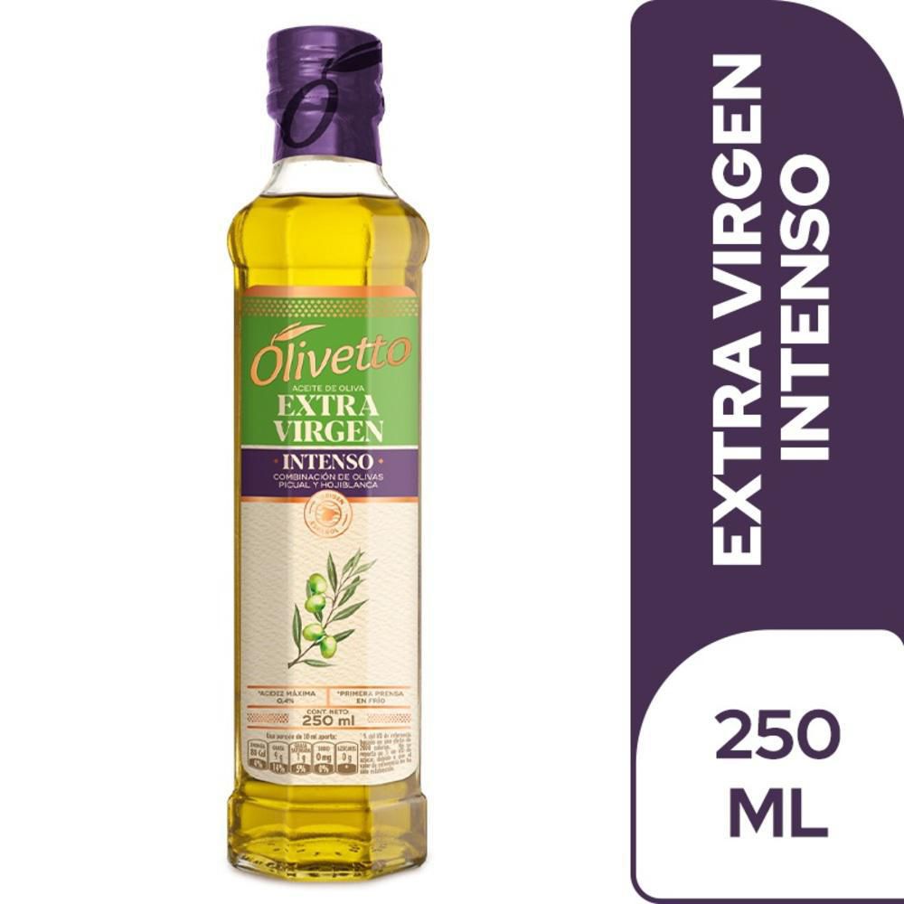 Aceite de oliva OLIVETTO extra virgen intenso (250  ml)