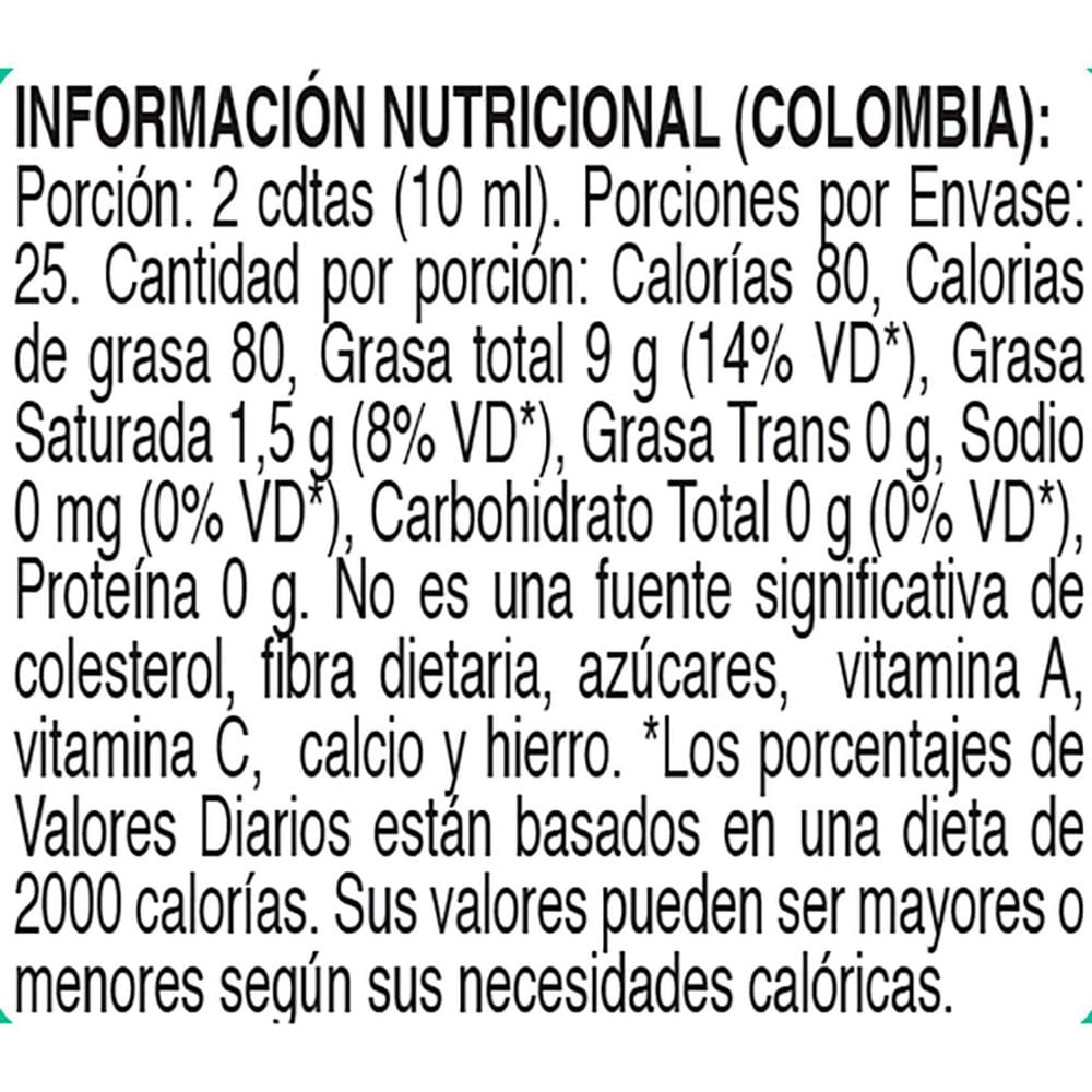 Aceite de oliva SUBLIME MARCA EXCLUSIVA virgen, 100 % natural (250  ml) img #2