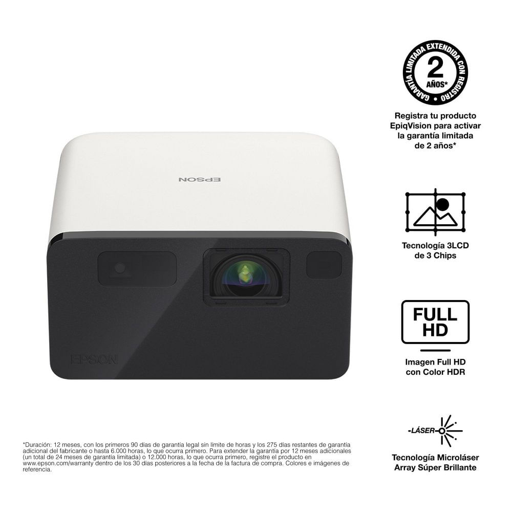 Proyector  EPSON EpiqVision EF21 Blanco img #4