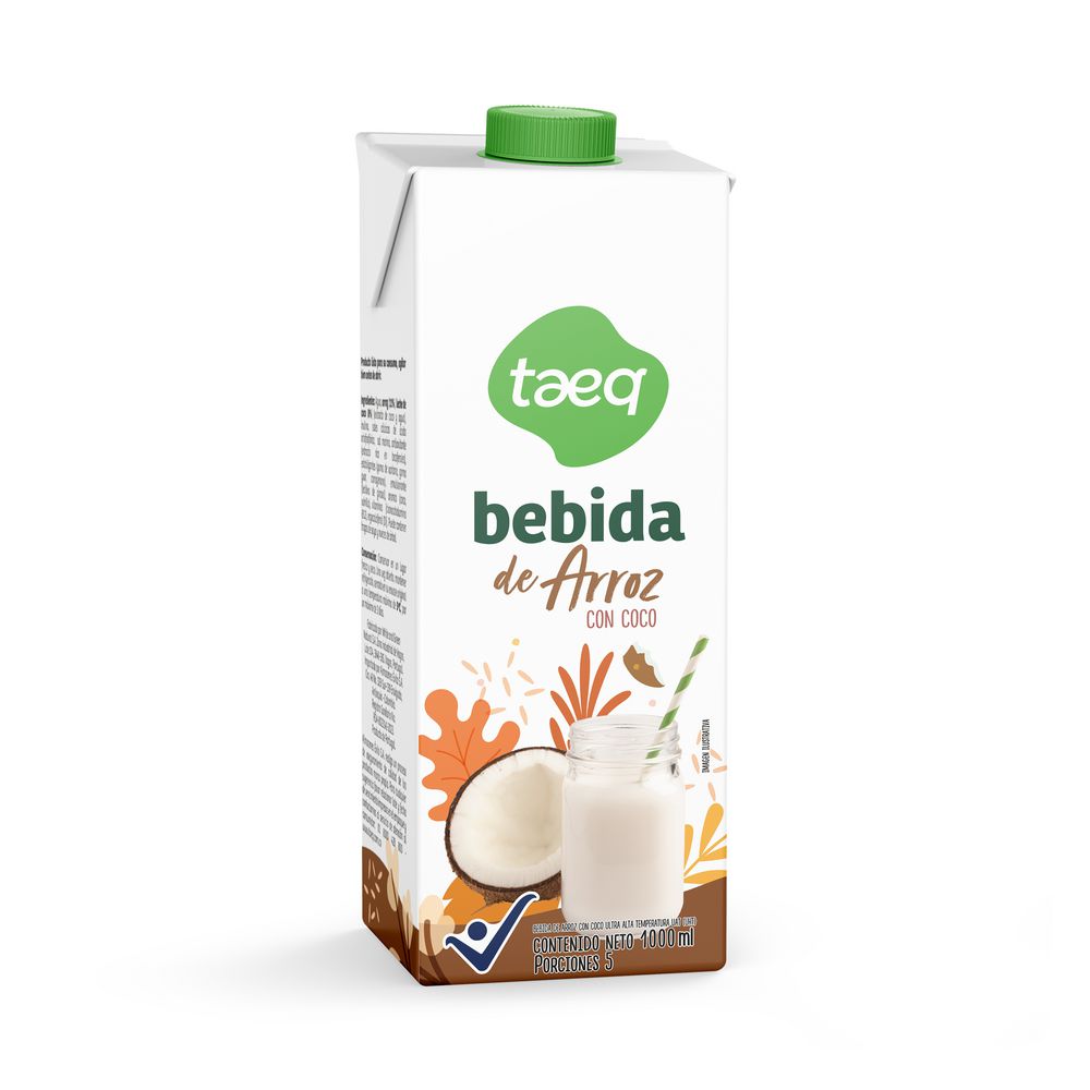 Bebida de arroz TAEQ con coco (1000  ml)