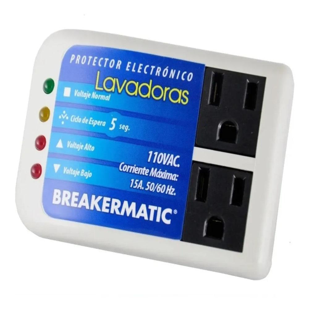 Protector De Voltaje Para Lavadoras Breakermatic Color Blanco img #2