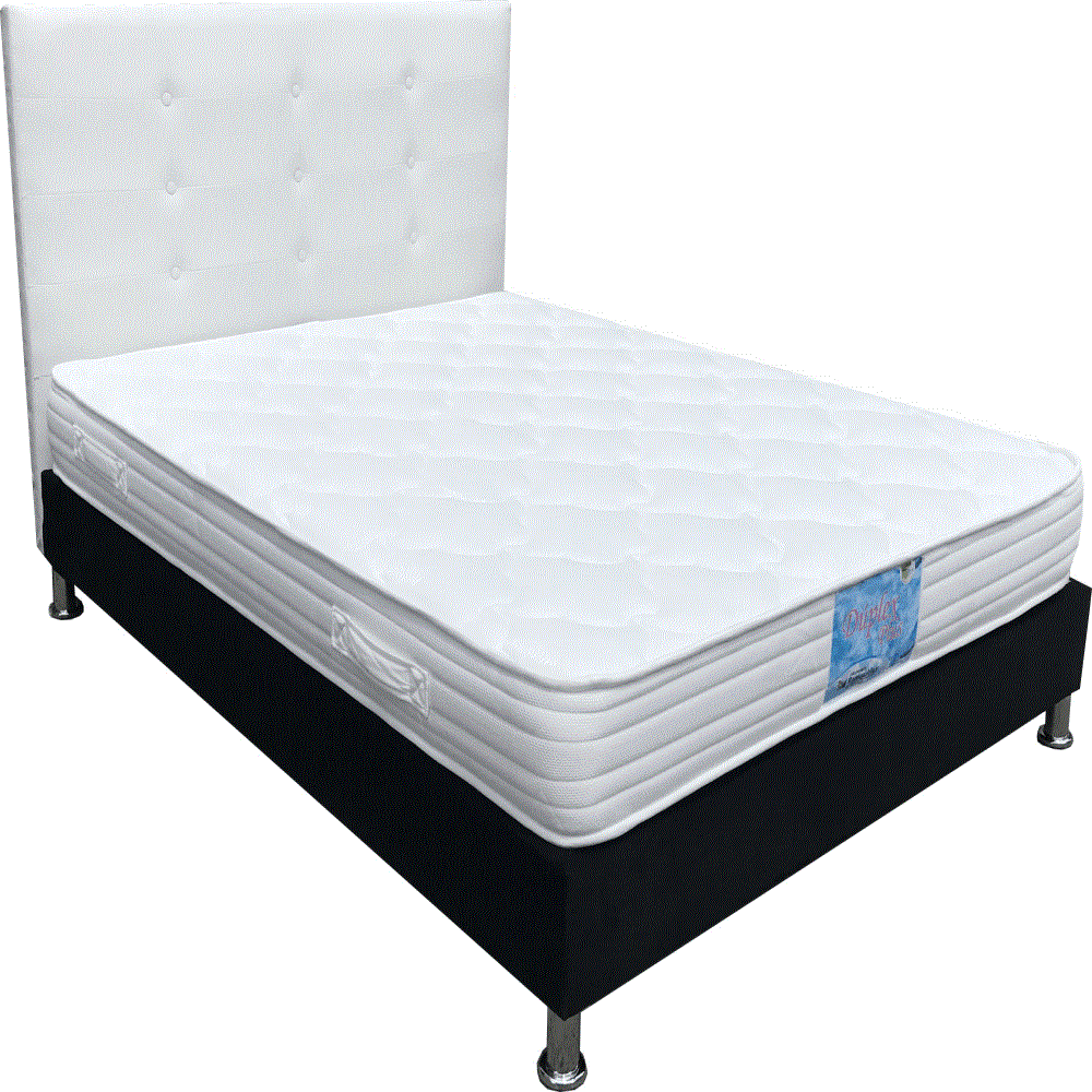 Combo Base Cama + Colchon Ortopedico + Cabecero Blanco 140Cm img #1