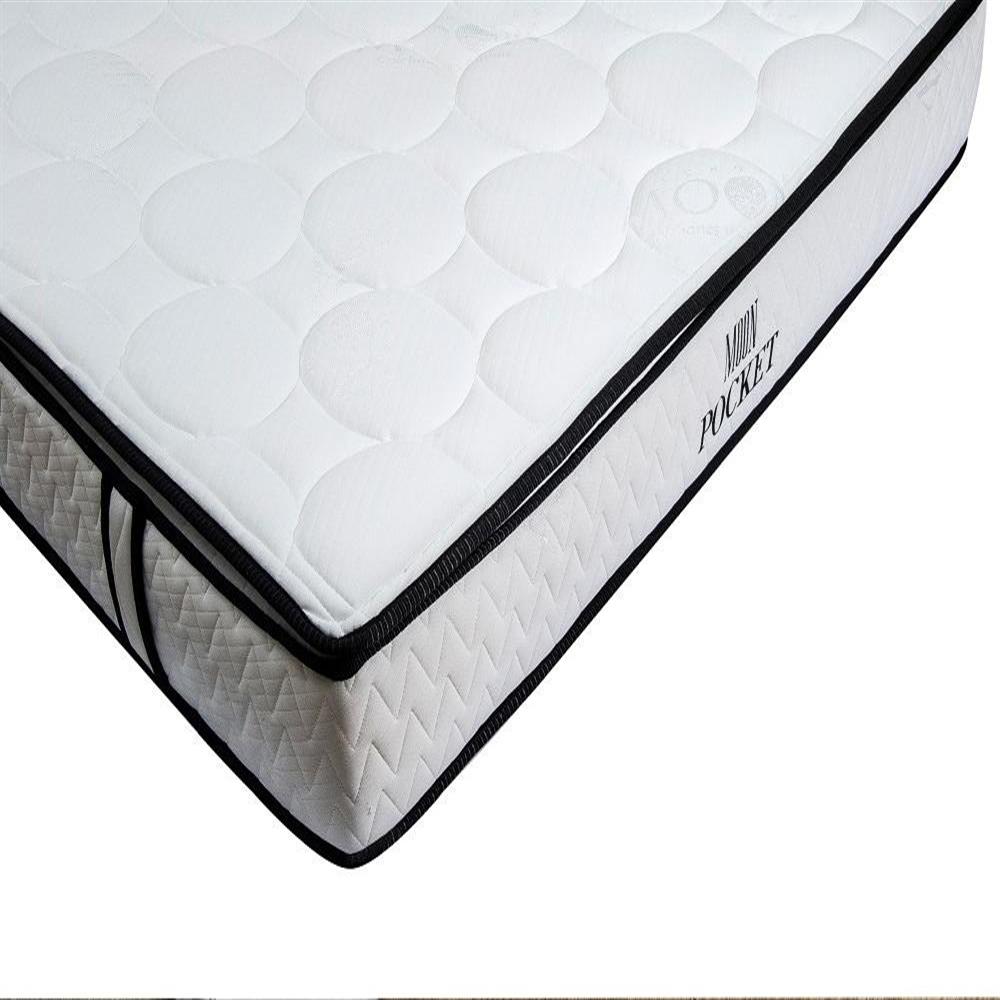 Combo Medida 140X190 Colchon Pocket + Cama Entera Tapizada img #3