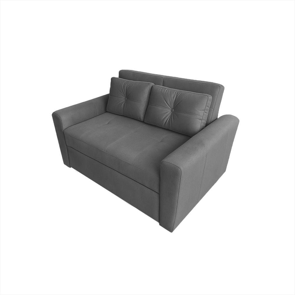 Sofacama 2 Puestos Bari Tela Gris