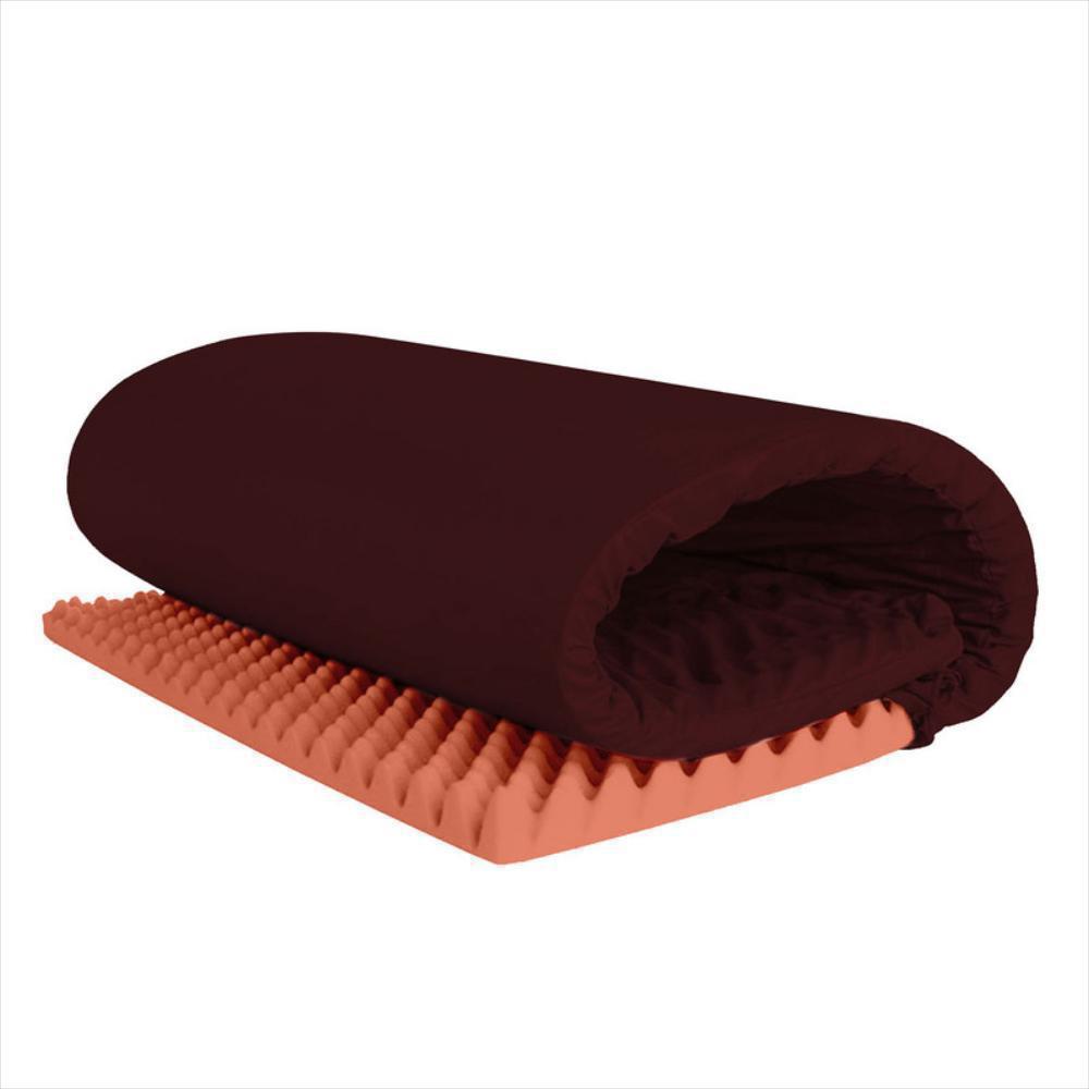 Colchoneta Antiescaras Vinotinto Semidoble 120 img #1