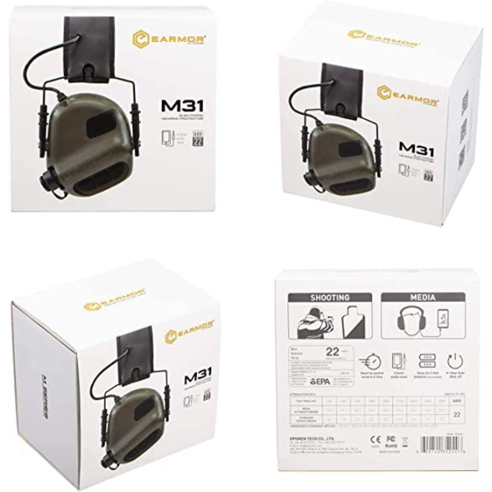 Orejeras De Seguridad Opsmen De Disparo Electrónico img #2