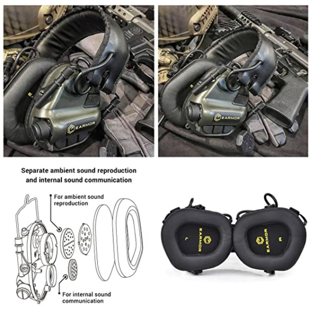 Orejeras De Seguridad Opsmen De Disparo Electrónico img #3