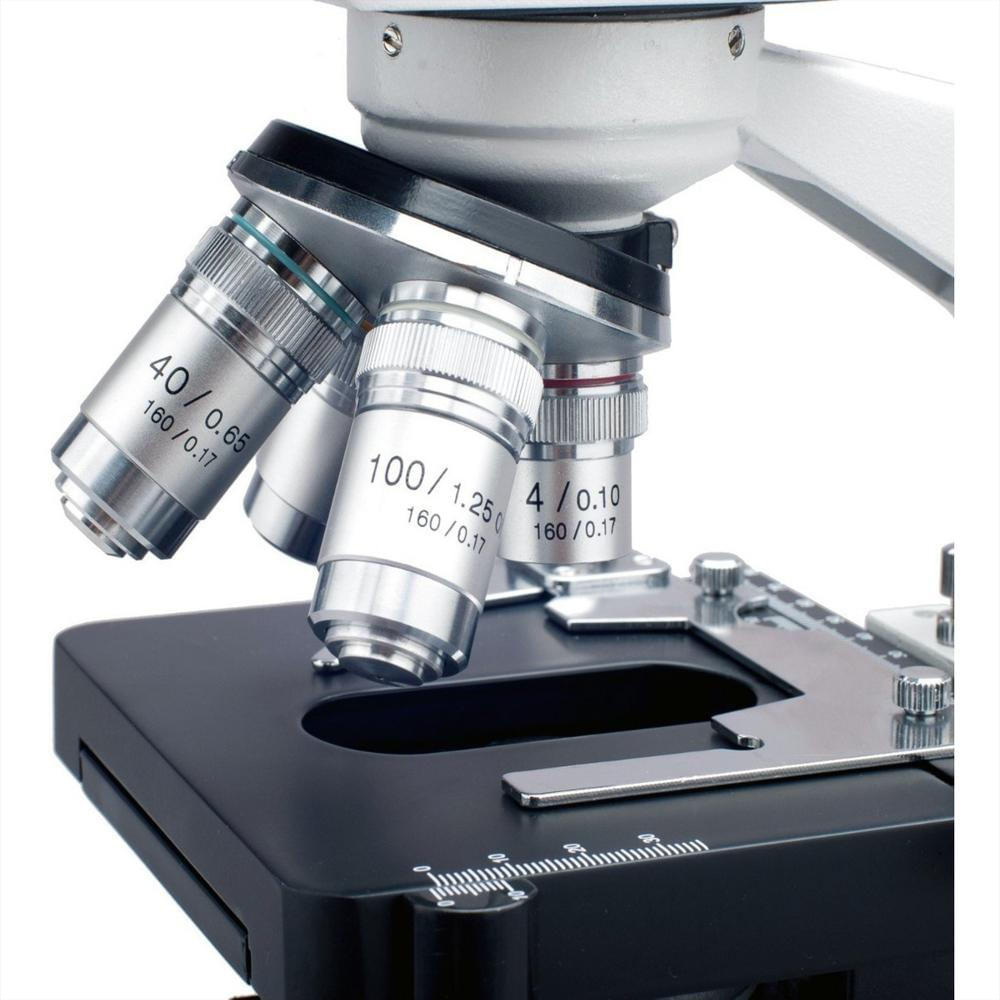 Microscópio Compuesto Bin Amscope 40X 2500X img #3