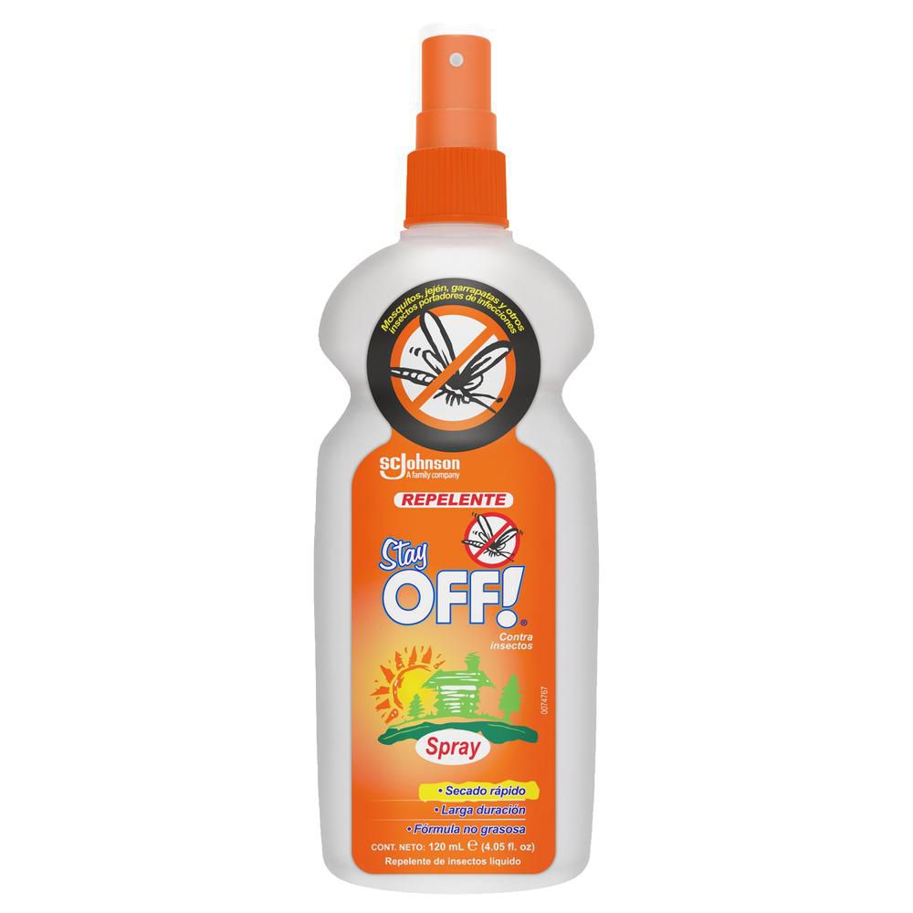 Repelente STAY OFF de insectos adultos spray (120  ml)