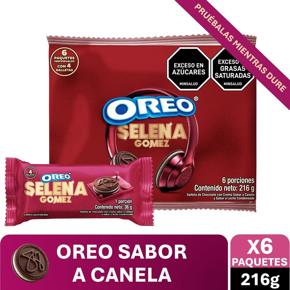 Galletas OREO chocolate crema sabor a canela (216 gr) img #1