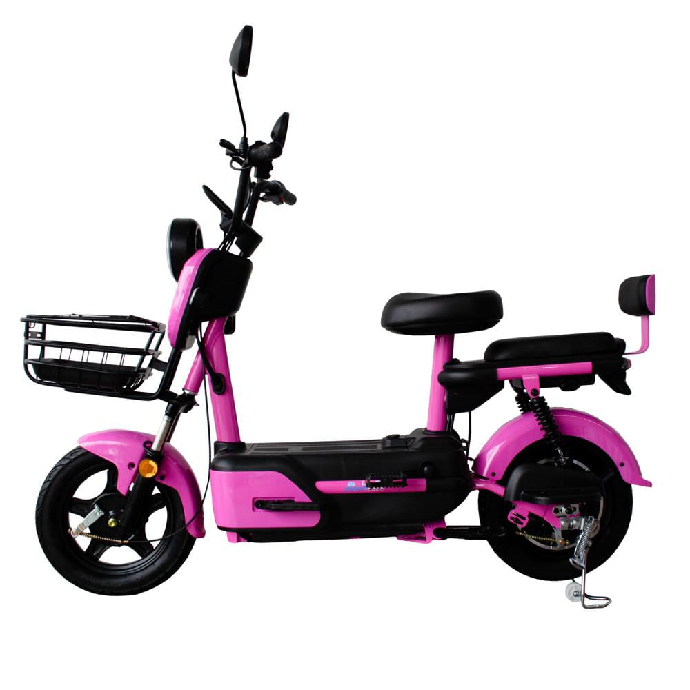 Bicicleta Electrica Bateria Extraible Hb38 Rosa Bicicleta Electrica Bateria Extraible Hb38 Rosa