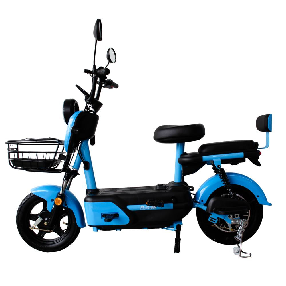 Bicicleta Electrica Bateria Extraible Hb38 Azul Bicicleta Electrica Bateria Extraible Hb38 Azul