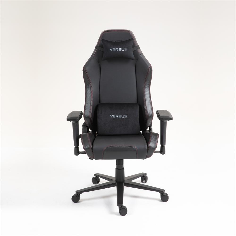 Silla Gamer Versus V40 Negro Fibra img #1