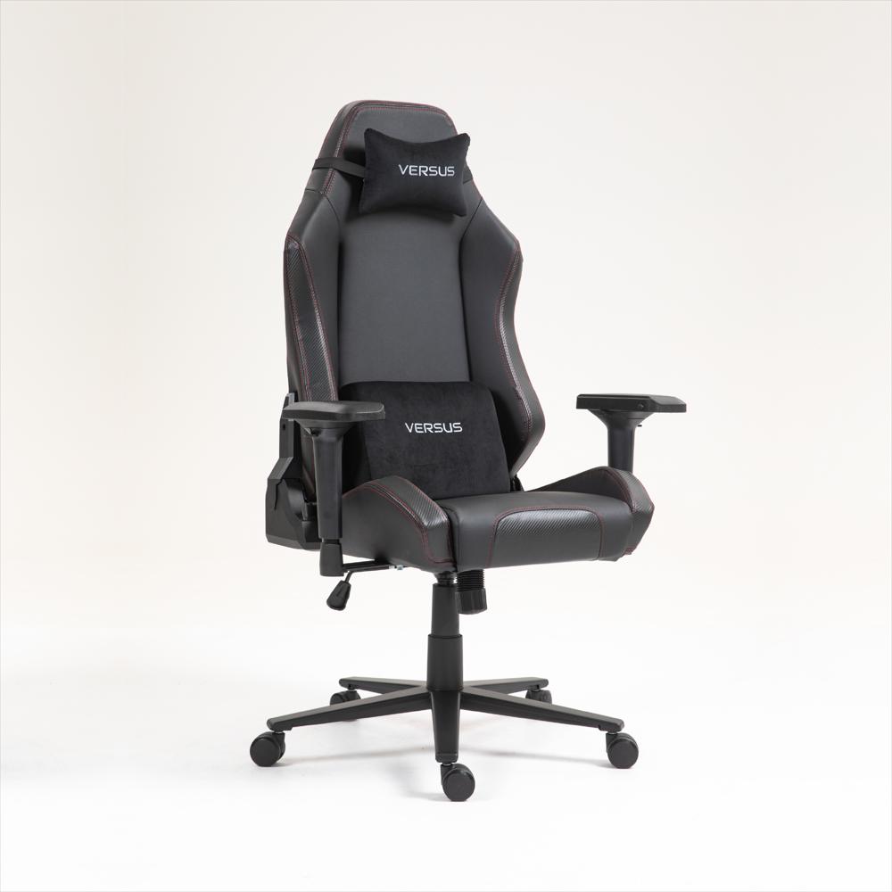 Silla Gamer Versus V40 Negro Fibra img #2