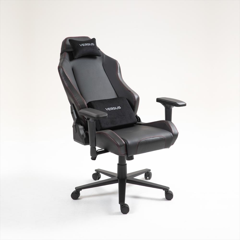 Silla Gamer Versus V40 Negro Fibra img #3