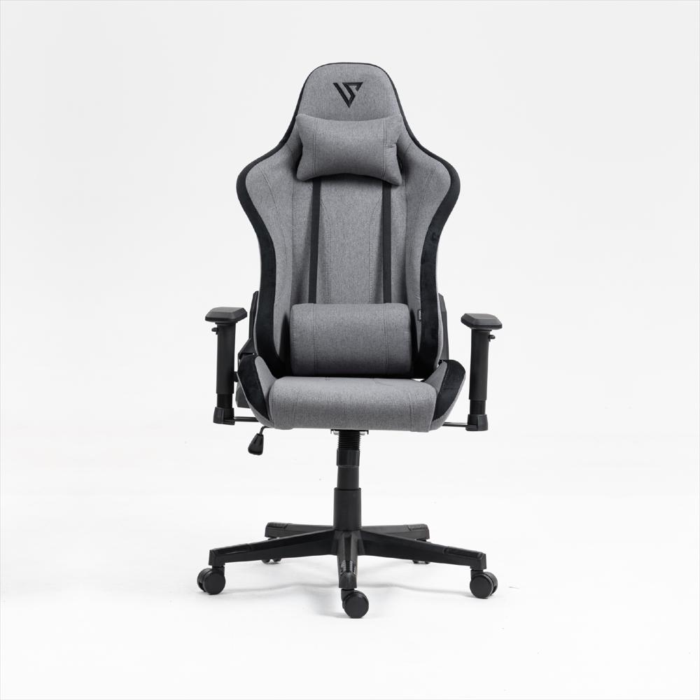 Silla Gamer Versus V10 Gris En Tela img #1