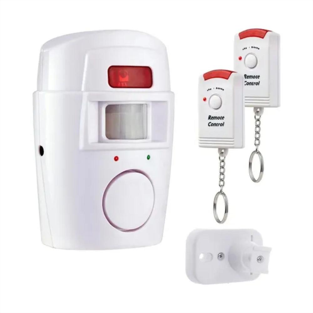 Kit Alarma Pir Inalambrica Casa Sirena Sensor Movimiento