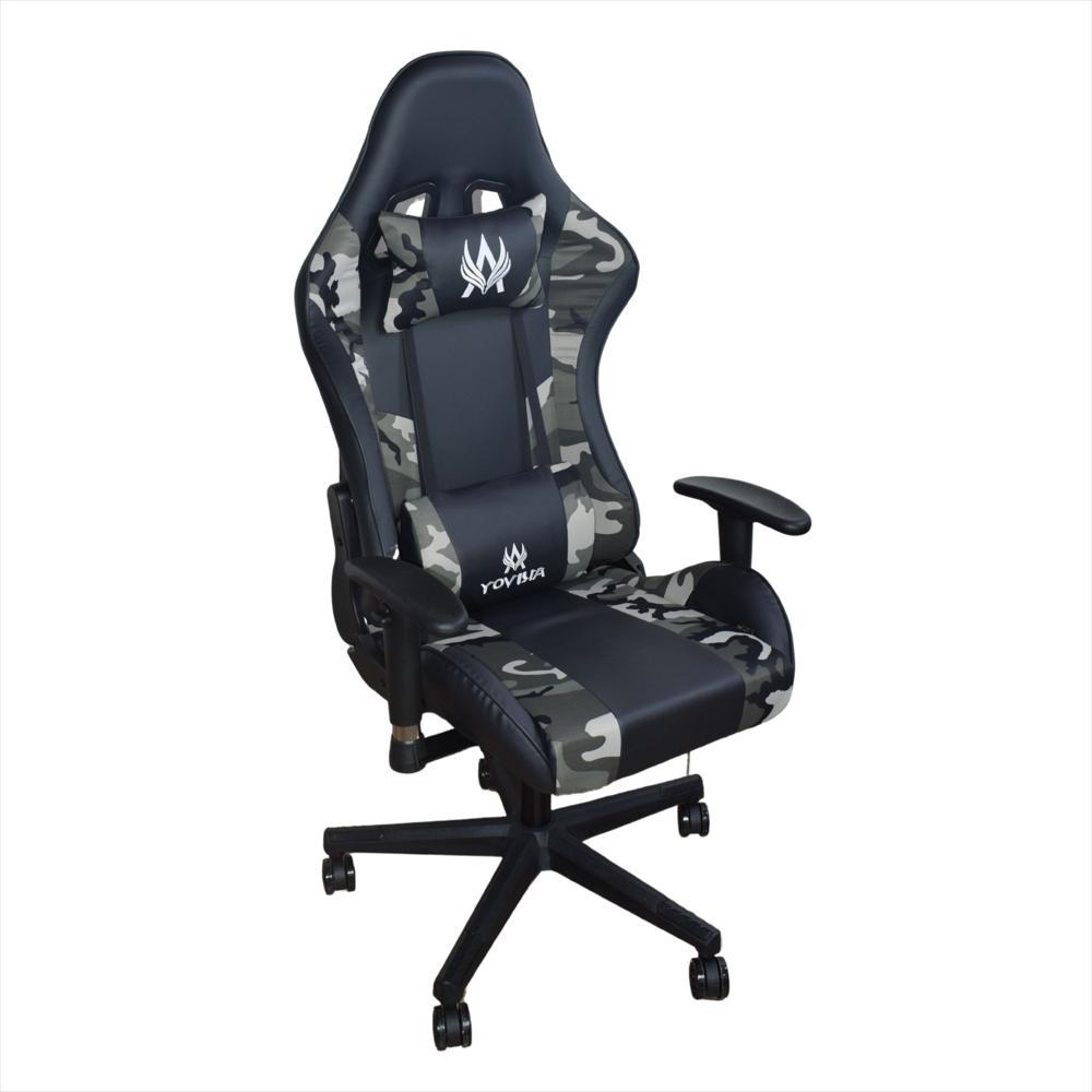 Silla Gamer Black Cops Ergonomica Reclinable Giratoria
