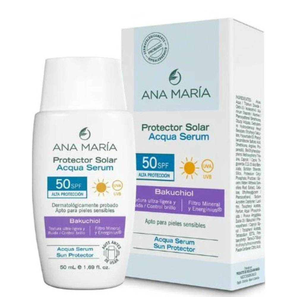 Ana Maria Protector Solar Acqua Serum 50Spf Alta Proteccion 50Ml