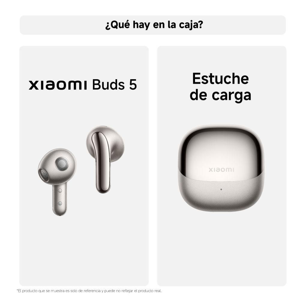 Audifonos XIAOMI Xiaomi Buds 5 Inalámbricos Gris img #3