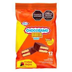 Ponque CHOCORAMO Mermelada frutos Rojos Cobertu (300  gr)