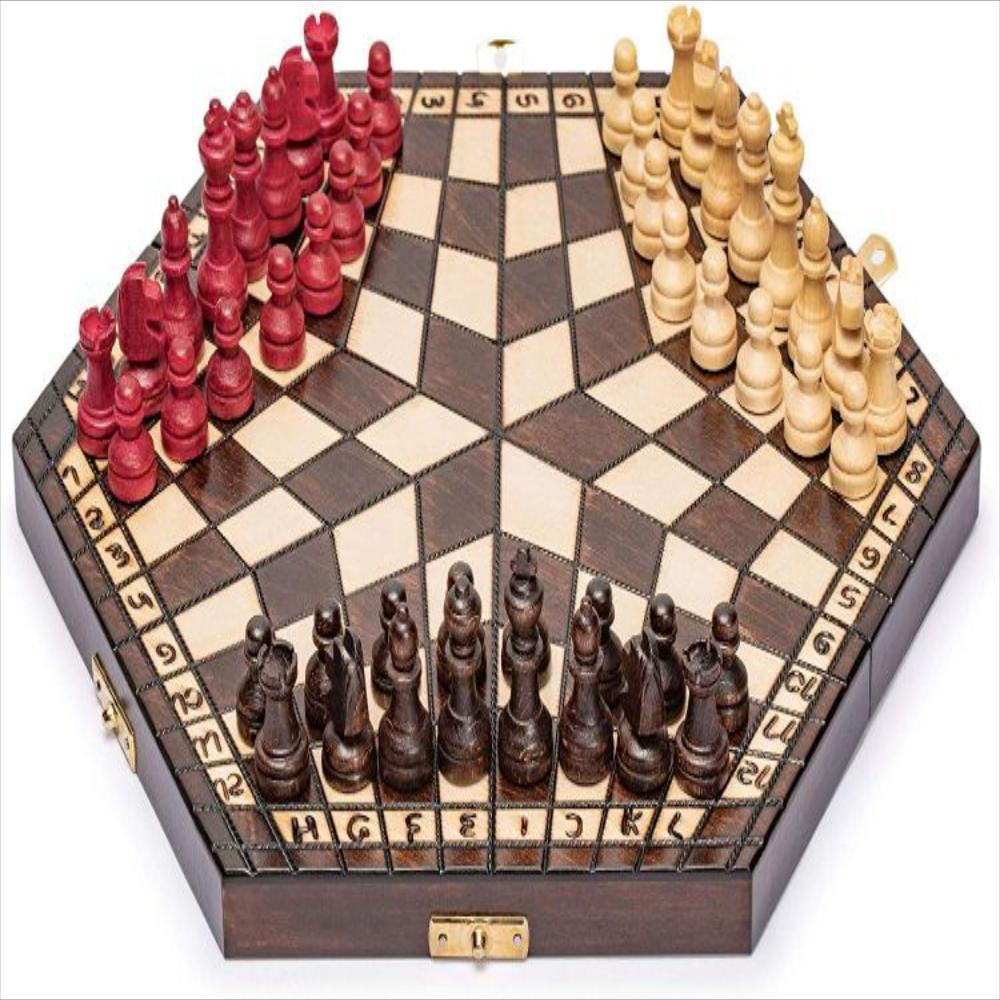 exito.com | Ajedréz De Madera Para Tres Jugadores