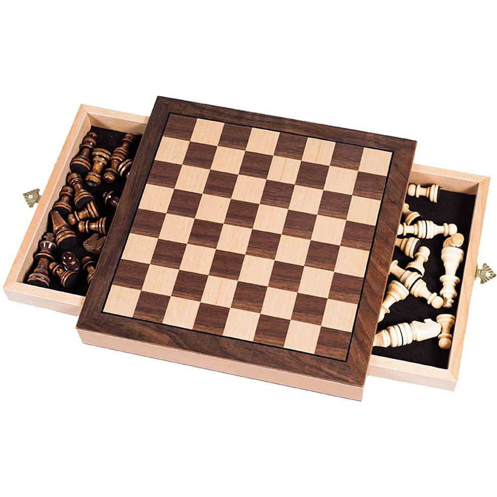 Elegante Gabinete De Ajedrez De Madera Trademark Games img #2