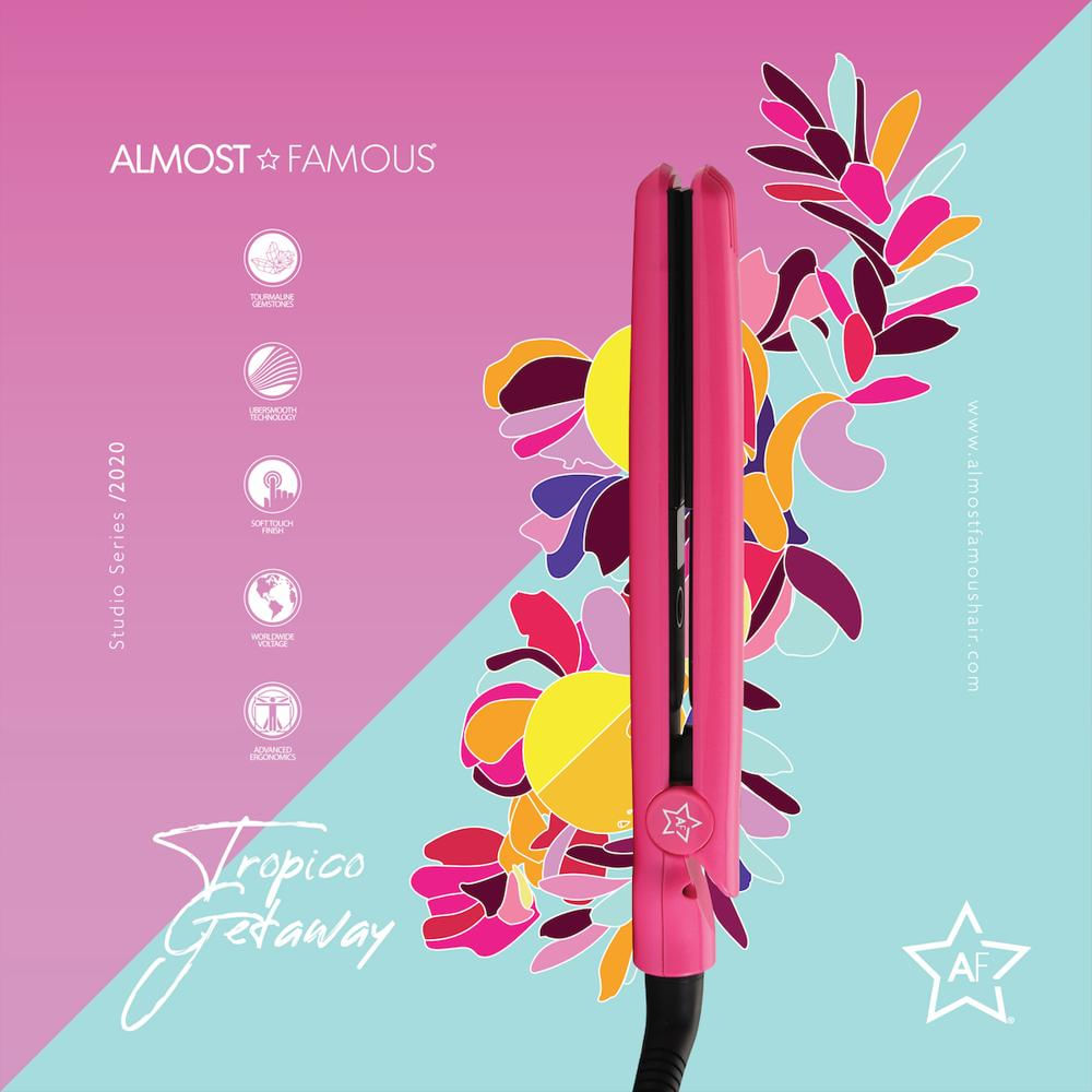 Plancha Tropico Getaway De 0.5 pulgadas Con Bolsa De Viaje img #3