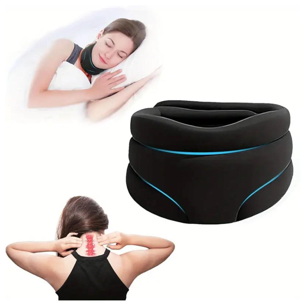 Cuello Cervical Ajustable Alivio Ronquidos Almohada