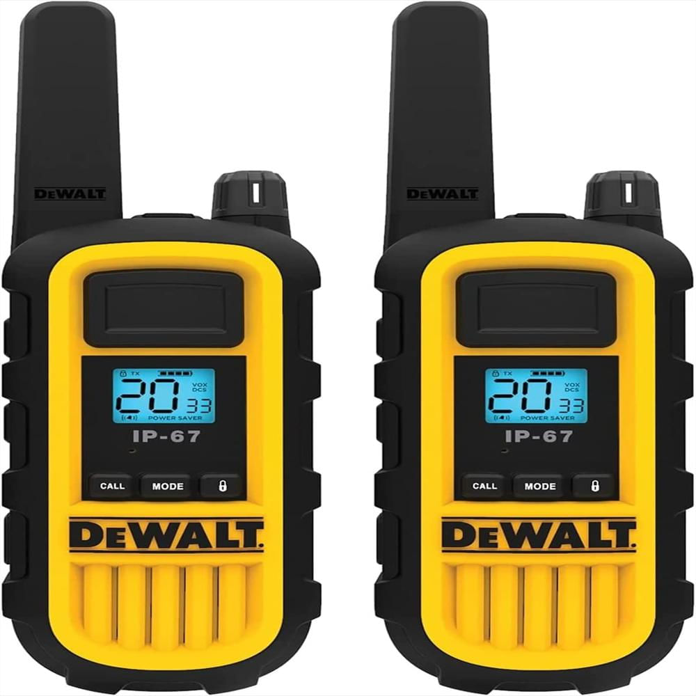 Radios Walkie Talkie Dewalt Dxfrs800 Pack X2 40 Km Y 22 Ch Radios Walkie Talkie Dewalt Dxfrs800 Pack X2 40 Km Y 22 Ch